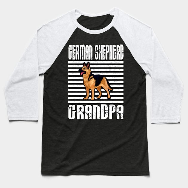 German Shepherd Grandpa Proud Dogs Baseball T-Shirt by aaltadel